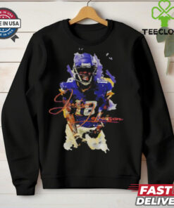 Minnesota Vikings Justin Jefferson Graphic 90s Retro shirt