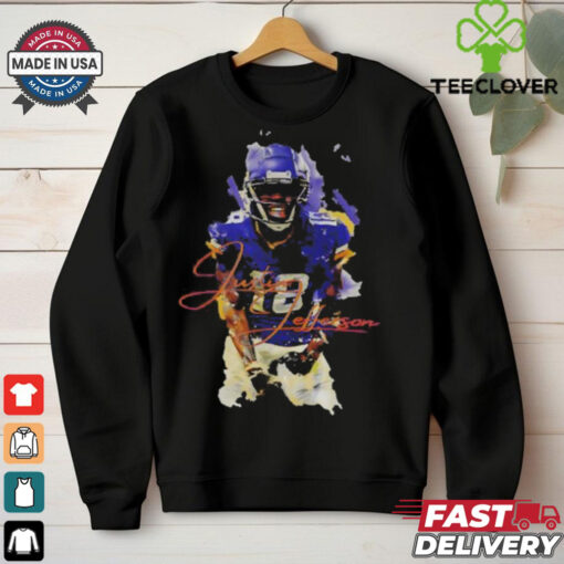 Minnesota Vikings Justin Jefferson Graphic 90s Retro shirt