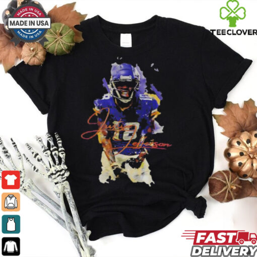 Minnesota Vikings Justin Jefferson Graphic 90s Retro shirt