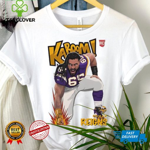 Minnesota Vikings Kaboom Roman 65 reigns hoodie, sweater, longsleeve, shirt v-neck, t-shirt