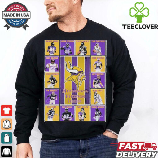 Minnesota Vikings Legends Players Blanket Shirt