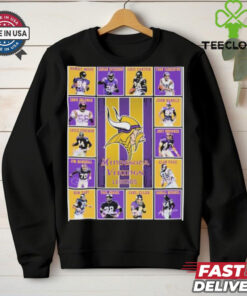 Minnesota Vikings Legends Players Blanket Shirt