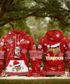 Minnesota Vikings Merry Christmas And Happy New Year Edition Hoodie