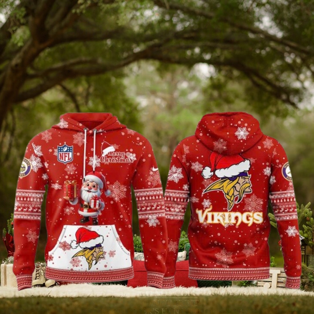 Minnesota Vikings Merry Christmas And Happy New Year Edition Hoodie Minnesota Vikings Merry Christmas And Happy New Year Edition Hoodie