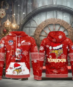 Minnesota Vikings Merry Christmas And Happy New Year Edition Hoodie