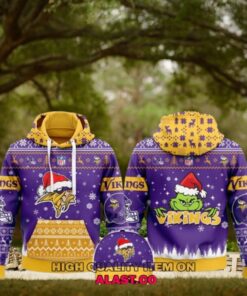 Minnesota Vikings Merry Christmas Ugly Hoodie Sweatshirt