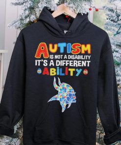 Minnesota Vikings NFL Autism Is Not A Disability 2024 Shirt