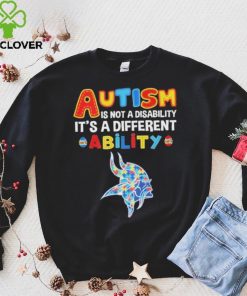 Minnesota Vikings NFL Autism Is Not A Disability 2024 Shirt