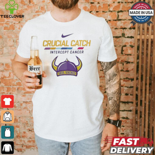 Minnesota Vikings NFL Crucial Catch Intercept Cancer Skol Vikings 2024 T shirt