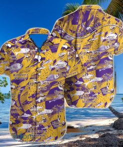 Minnesota Vikings NFL Custom Name Hawaiian Shirt For Men Women Unique Gift For Real Fan