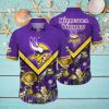 Minnesota Vikings NFL Flower Full Printing Classic Hawaiian Shirt