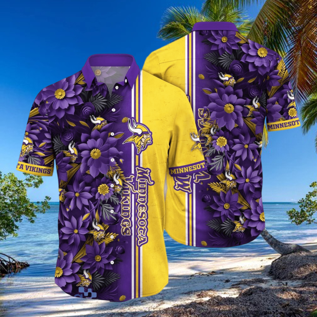Minnesota Vikings NFL Flower Hawaiian Shirt For Men Women Great Gift For Real Fans Minnesota Vikings NFL Flower Hawaiian Shirt For Men Women Great Gift For Real Fans