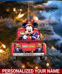 Minnesota Vikings NFL Mickey Ornament Personalized Your Name SP12102351ID05