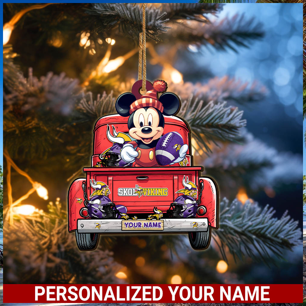 Minnesota Vikings NFL Mickey Ornament Personalized Your Name SP12102351ID05 Minnesota Vikings NFL Mickey Ornament Personalized Your Name SP12102351ID05