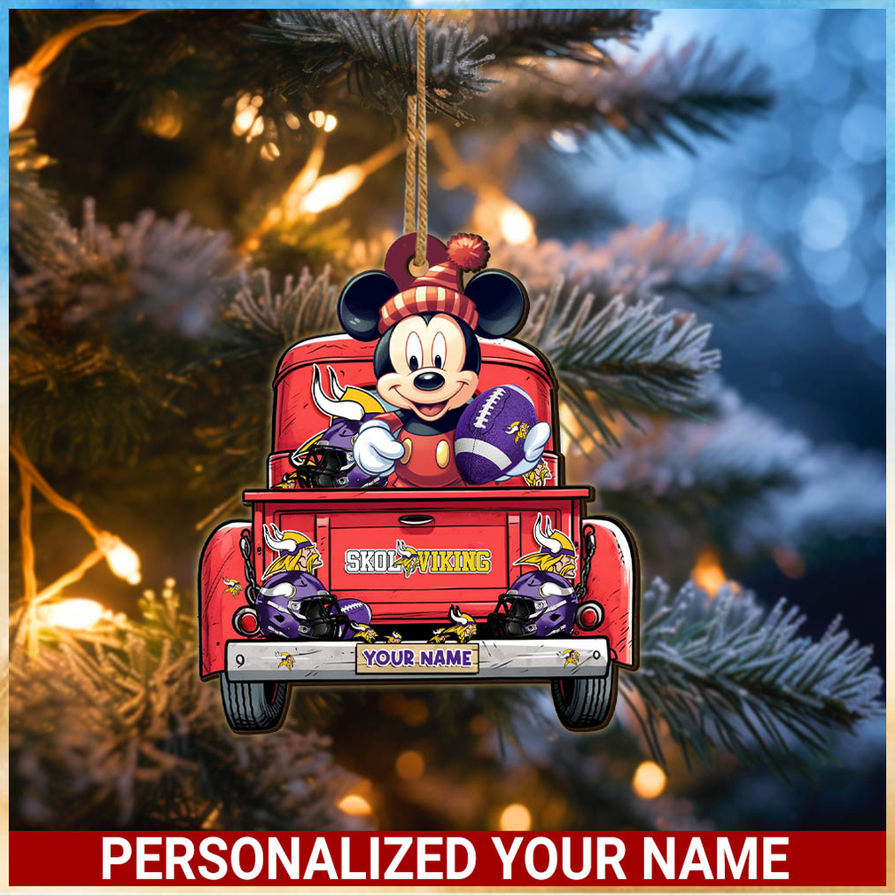 Minnesota Vikings NFL Mickey Ornament Personalized Your Name SP12102351ID05 Minnesota Vikings NFL Mickey Ornament Personalized Your Name SP12102351ID05