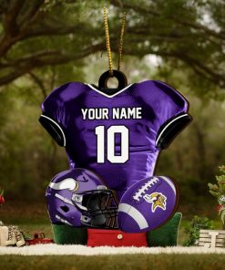 Minnesota Vikings NFL Sport Ornament Custom Name And Number