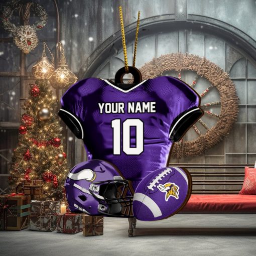 Minnesota Vikings NFL Sport Ornament Custom Name And Number