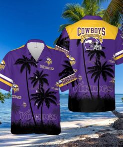 Minnesota Vikings NFL Vintage Coconut Tropical Hawaiian Shirt For Men And Women