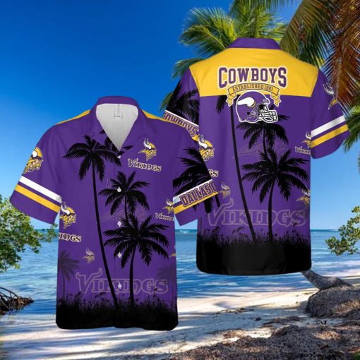 Minnesota Vikings NFL Vintage Coconut Tropical Hawaiian Shirt For Men And Women