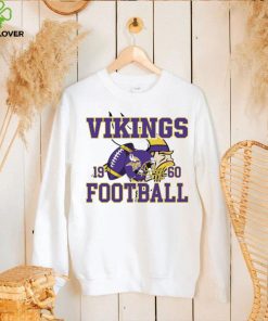 Minnesota Vikings NFL est 1960 helmet logo vintage hoodie, sweater, longsleeve, shirt v-neck, t-shirt