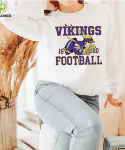 Minnesota Vikings NFL est 1960 helmet logo vintage hoodie, sweater, longsleeve, shirt v-neck, t-shirt