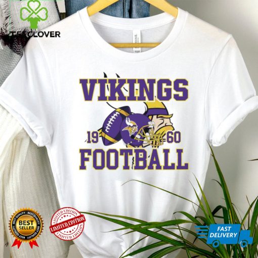 Minnesota Vikings NFL est 1960 helmet logo vintage hoodie, sweater, longsleeve, shirt v-neck, t-shirt