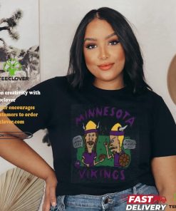 Minnesota Vikings NFL x Homage x Beavis and Butt Head Unisex Tri Blend T Shirt