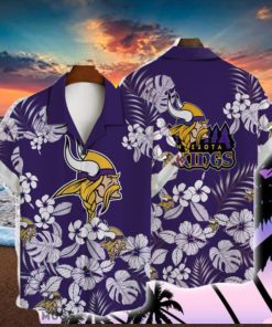 Minnesota Vikings National Football League 3D AOP Hawaiian Shirt For Fans