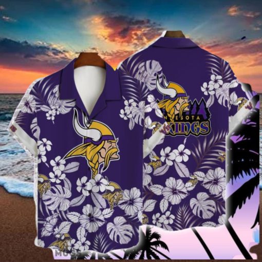 Minnesota Vikings National Football League 3D AOP Hawaiian Shirt For Fans