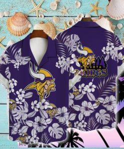 Minnesota Vikings National Football League 3D AOP Hawaiian Shirt For Fans