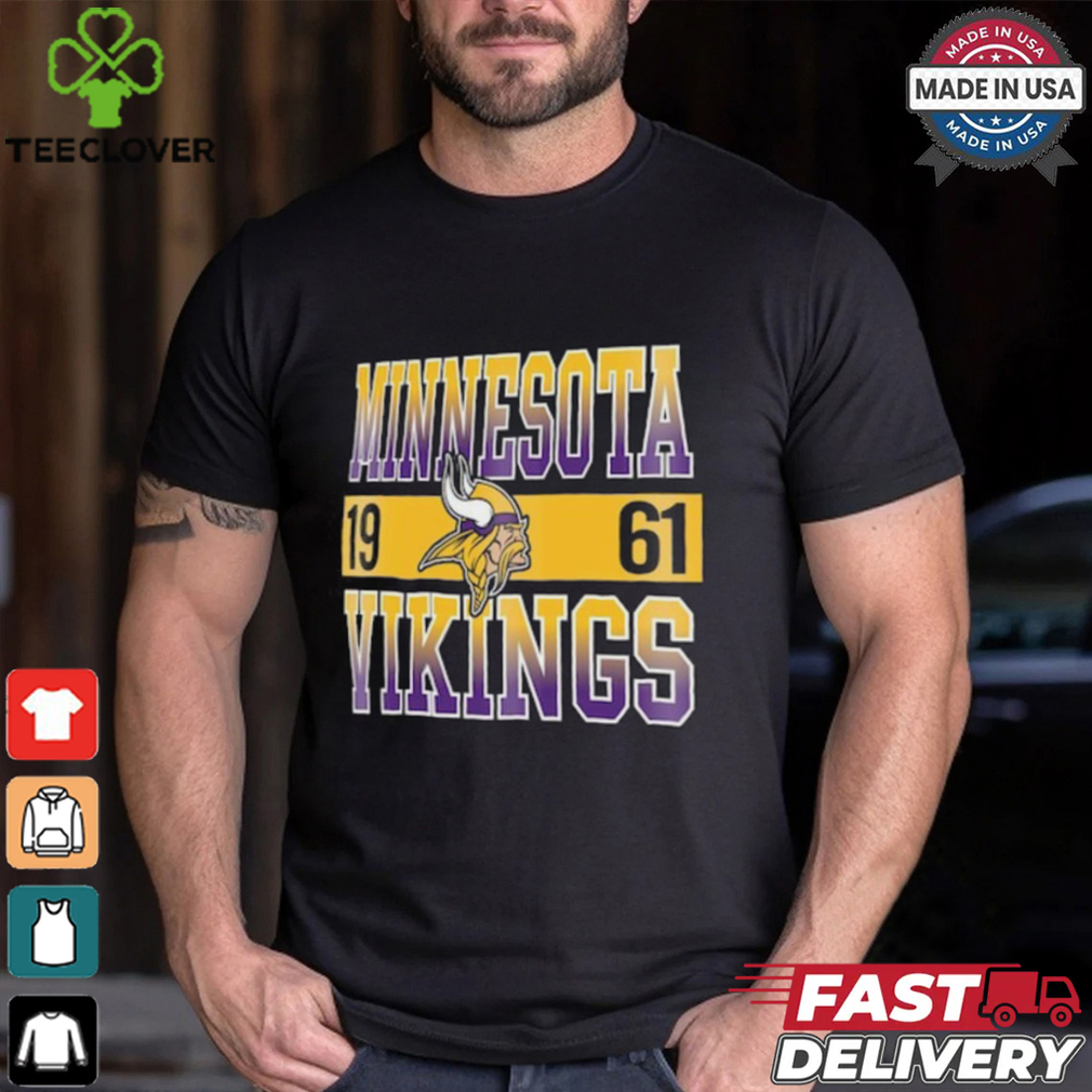 Minnesota Vikings New Era Black City Team T Shirt Minnesota Vikings New Era Black City Team T Shirt