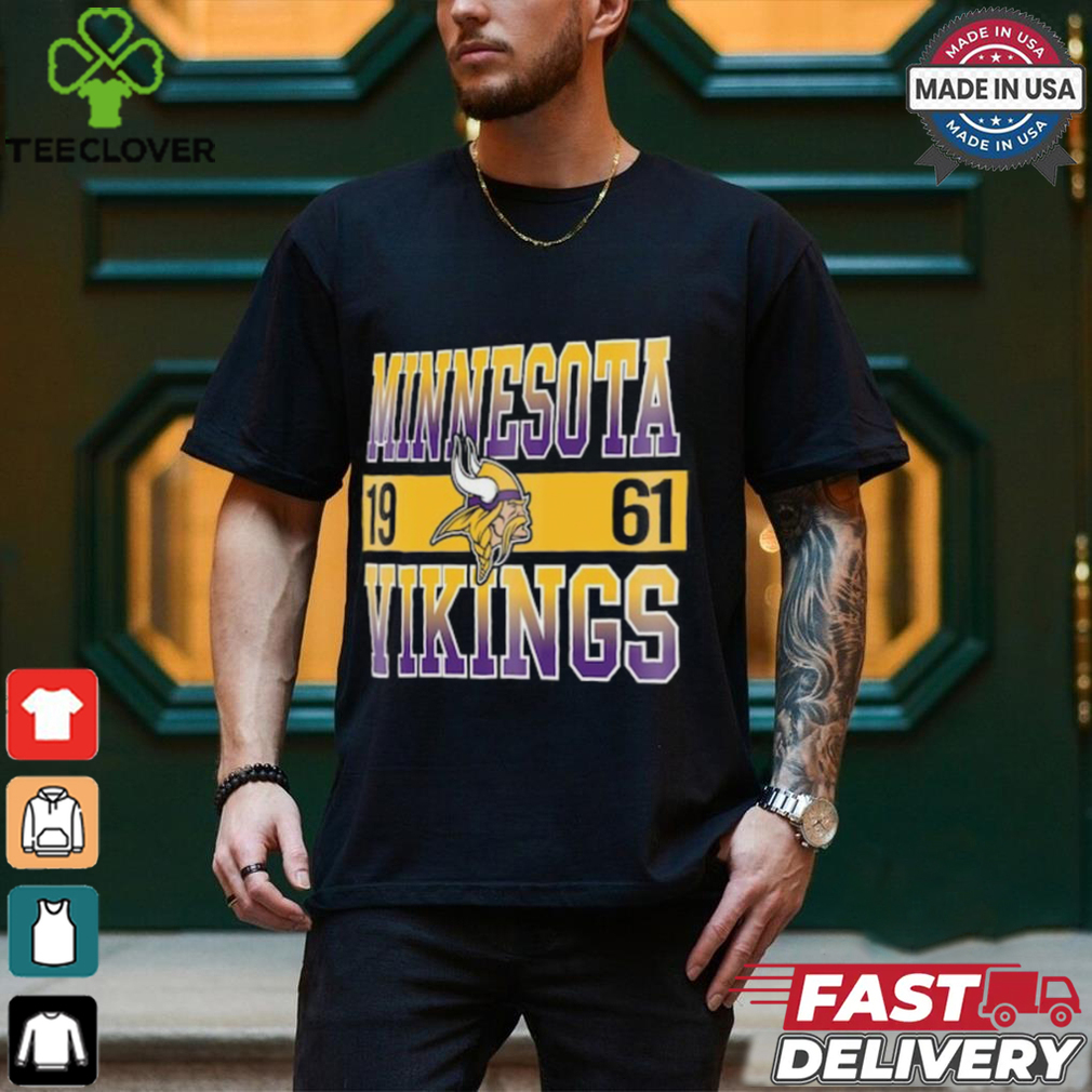 Minnesota Vikings New Era Black City Team T Shirt Minnesota Vikings New Era Black City Team T Shirt