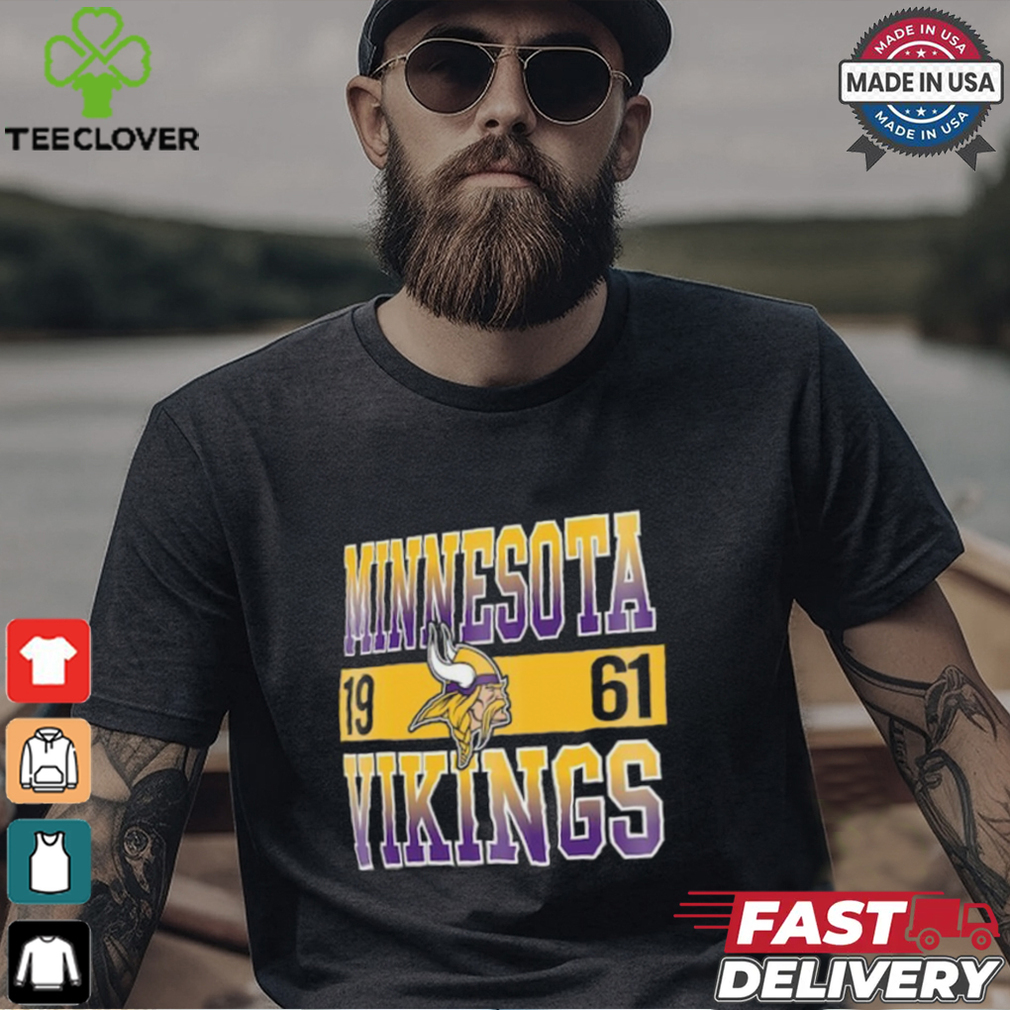 Minnesota Vikings New Era Black City Team T Shirt Minnesota Vikings New Era Black City Team T Shirt