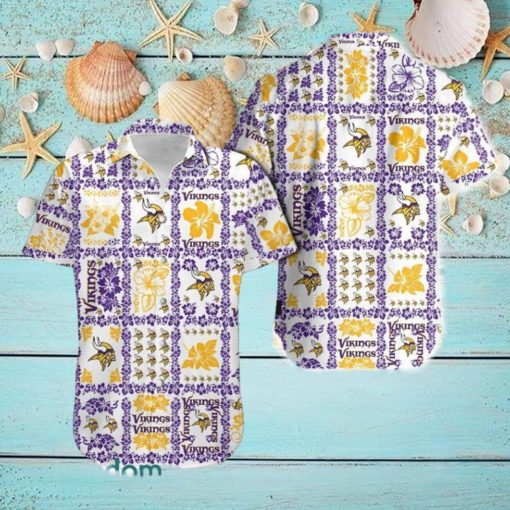 Minnesota Vikings New Hawaiian Shirt And Short For Men Gift, Short Beach For Family Christmas