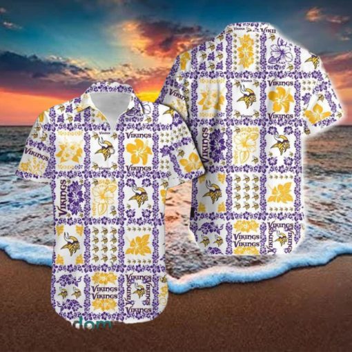 Minnesota Vikings New Hawaiian Shirt And Short For Men Gift, Short Beach For Family Christmas