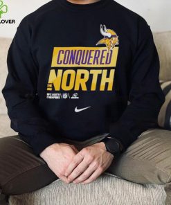 Minnesota Vikings Nike Conquered The North 2022 NFC North Division Champions Shirt