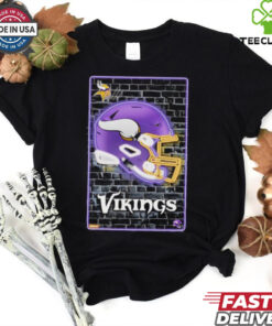 Minnesota Vikings Official NFL Football Team Helmet shirt
