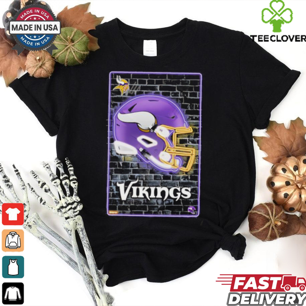 Minnesota Vikings Official NFL Football Team Helmet shirt Minnesota Vikings Official NFL Football Team Helmet shirt