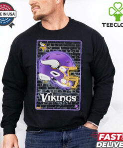 Minnesota Vikings Official NFL Football Team Helmet shirt