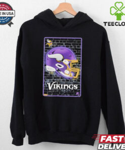 Minnesota Vikings Official NFL Football Team Helmet shirt