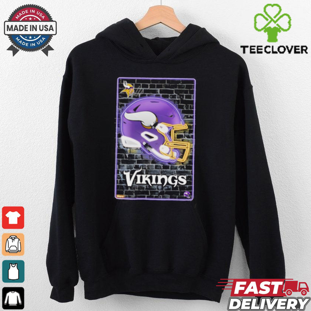 Minnesota Vikings Official NFL Football Team Helmet shirt Minnesota Vikings Official NFL Football Team Helmet shirt