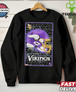 Minnesota Vikings Official NFL Football Team Helmet shirt