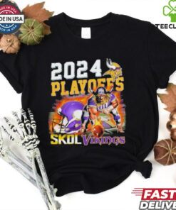 Minnesota Vikings Playoffs Skol Vikings 2024 Hoodie 2D T Shirt