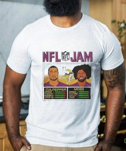 Minnesota Vikings Randy Moss & Daunte Culpepper Homage Heathered Heather Gold NFL Retired Jam Shirt