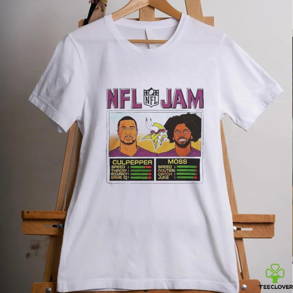 Randy Moss & Daunte Culpepper Minnesota Vikings Homage NFL Retired Jam  Tri-Blend T-Shirt - Heathered Heather Gold