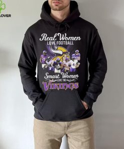 Minnesota Vikings Real Women Love Football Smart Women Love The Vikings Signatures Shirt