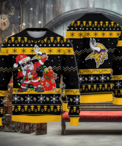 Minnesota Vikings Santa Claus Ugly Christmas Sweater