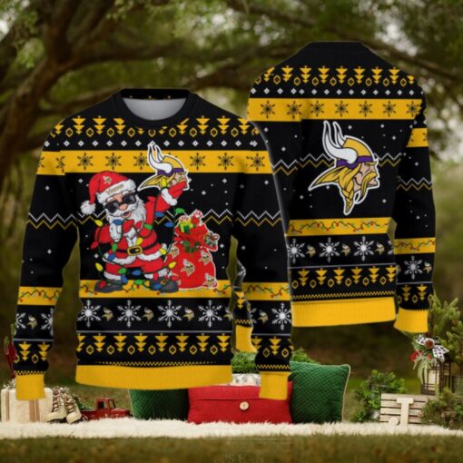 Minnesota Vikings Santa Claus Ugly Christmas Sweater