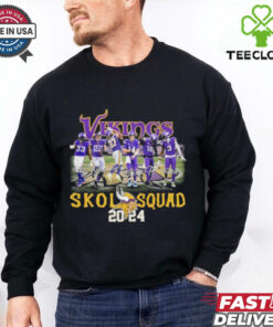 Minnesota Vikings Skol Squad 2024 Playoffs Hoodie 2D T Shirt