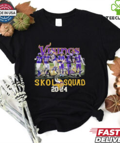 Minnesota Vikings Skol Squad 2024 Playoffs Hoodie 2D T Shirt